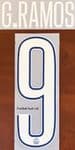2024-25 PSG*Paris St Germain*UCL Fourth Shirt G.RAMOS#9 Official Player Issue Size Name Number Set
