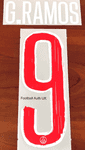 2024-25 PSG**Paris St Germain**UCL Home Shirt G.RAMOS#9 Official Player Issue Size Name Number Set