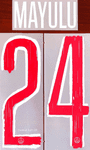 2024-25 PSG**Paris St Germain**UCL Home Shirt MAYULU#24 Official Player Issue Size Name Number Set