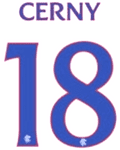 2024-25 Rangers EUROPA LEAGUE Away Shirt CERNY#18 Official Player Issue Size Name Number Set