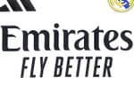 2024-25 Real Madrid EMIRATES FLY BETTER Home Shirt Official Player Issue Size Football Sponsor Logo