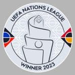 2024-25 Spain**NATIONS LEAGUE WINNERS 2023**Official Player Issue Size Football Badge Patch