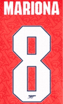2024-26 Arsenal UWCL Home Shirt MARIONA#8 Official Player Issue Size Name Number Set