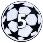 2024-26 Barcelona**UCL STARBALL BOH 5**Official Player Issue Size Football Badge Patch