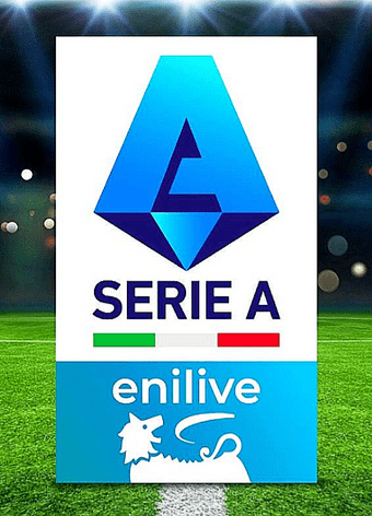 2024-26 Italian**Serie A Enilive**Lega Calcio Official Player Issue Size Football Soccer Badge Patch