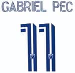 2024-26 LA(Los Angeles)Galaxy Home Shirt GABRIEL PEC#11 Official Player Issue Match Name Number Set