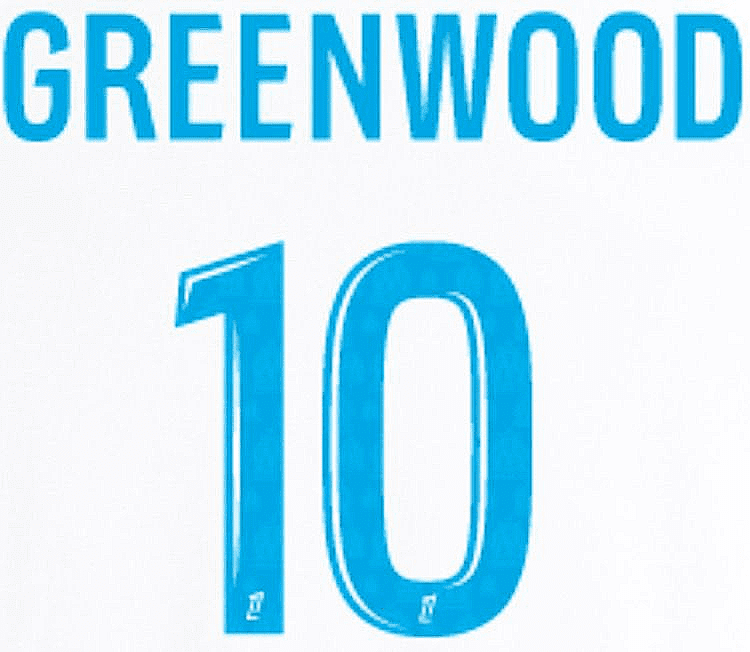 マルセイユ GREENWOOD 10 2024-26 Marseille Home Shirt GREENWOOD 10 Official Player Issue