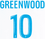 2024-26 Marseille Home Shirt GREENWOOD#10 Official Player Issue Size Name Number Set