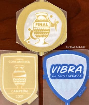 2024 Argentina**Copa America Final**Official Player Issue Size Football Badge Patch Set