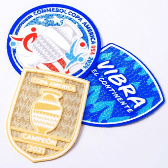 2024 Argentina**Copa America Tournament**Official Player Issue Size Football Badge Patch Set