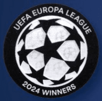 2024 Atalanta EUROPA LEAGUE CHAMPIONS Official Player Issue Size Football Badge Patch