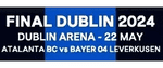 2024 Atalanta EUROPA LEAGUE FINAL DUBLIN Match Day Transfer Details Football Logo