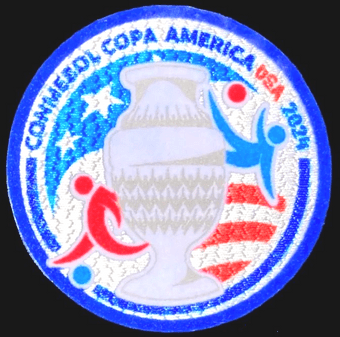 2024 Copa America Tournament Official Player Issue Size Football Soccer Badge Patch