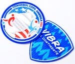 2024 Copa America & Vibra Spanish Tournament Official Player Issue Size Football Badge Patch Set