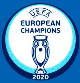 2024 European Championships Tournament**ITALY WINNERS 2020**Official Player Issue Size Badge Patch