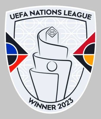 2024 European Championships Tournament SPAIN NATIONS LEAGUE WINNER Official Player Issue Badge Patch
