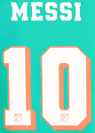 2024 Inter Miami**MLS Archive Collection**Third Shirt MESSI#10 Official Player Issue Name Number Set