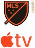 2024 LA Galaxy**MLS & APPLE TV**Third Shirt Official Player Issue Size Badge Patch Logo Set