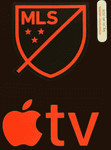 2024 LA Galaxy**MLS & APPLE TV**Third Shirt Official Player Issue Size Badge Patch Logo Set