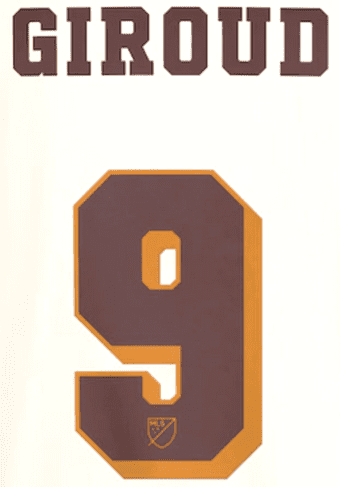 2024 LAFC(Los Angeles)MLS Archive Collection Third Shirt GIROUD#9 Official Football Name Number Set