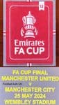 2024 Manchester United FA CUP FINAL Official Player Size Match Day Transfer & Badge Patch Set