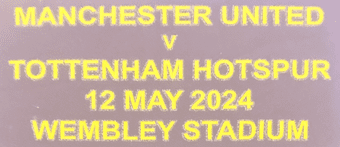 2024 Manchester United(Women)FA CUP FINAL Official Player Size Match Transfer Details Football Logo