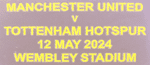 2024 Manchester United(Women)FA CUP FINAL Official Player Size Match Transfer Details Football Logo
