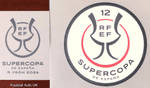 2024 Real Madrid SUPERCOPA FINAL Official Player Issue Size Badge Patch & Match Day Transfer Set
