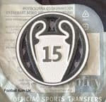2024 Real Madrid UCL BOH#15 Champions Official Player Issue Size Football Soccer Badge Patch