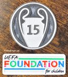 2024 Real Madrid UCL BOH#15 Champions Official Player Issue Size Football Soccer Badge Patch Set