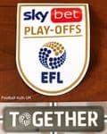 2024 Sky Bet EFL Championship Play-Offs Official Player Issue Size Football Badge Patch Set