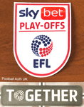 2024 Sky Bet EFL League Two Play-Offs Official Player Issue Size Football Badge Patch Set