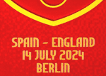 2024 Spain EURO 2024 FINAL BERLIN Official Player Issue Size Match Transfer Details Football Logo