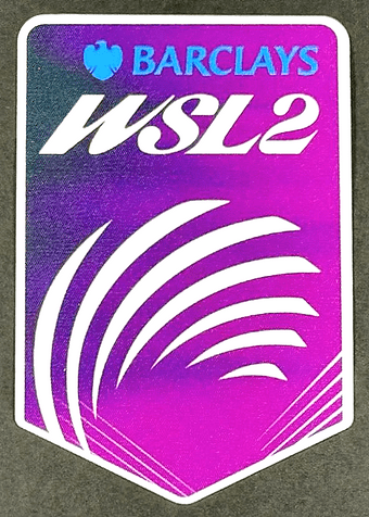 2025-26 Barclays WSL 2**Women's Super League**Official Player Issue Size Football Badge Patch