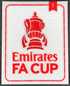 2025-26 Emirates FA Cup**Crystal Palace Winners 1**Official Player Issue Size Football Badge Patch