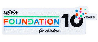 2025-26 International Football**UEFA FOUNDATION 10 YEARS**Official Player Issue Size Badge Patch