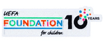 2025-26 International Football**UEFA FOUNDATION 10 YEARS**Official Player Issue Size Badge Patch
