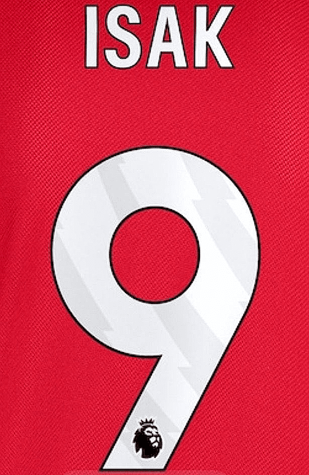 2025-26 Liverpool Home/Third Shirt ISAK 9 Official Player Issue Size ...