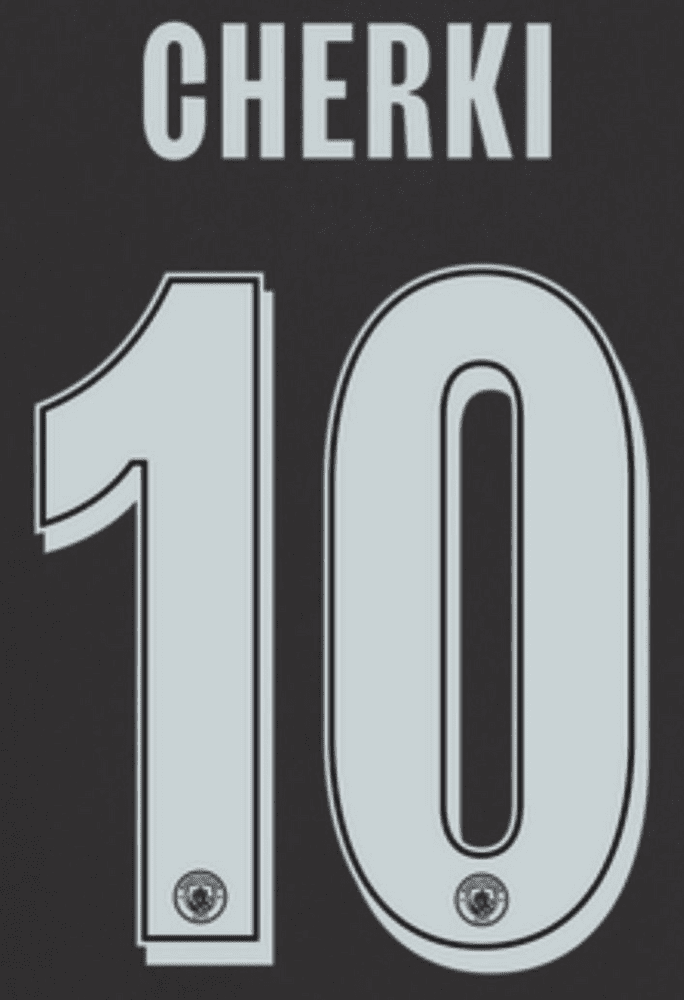 Flocage Cherki #10 Manchester City 2025/2026 – Domicile Extérieur Third