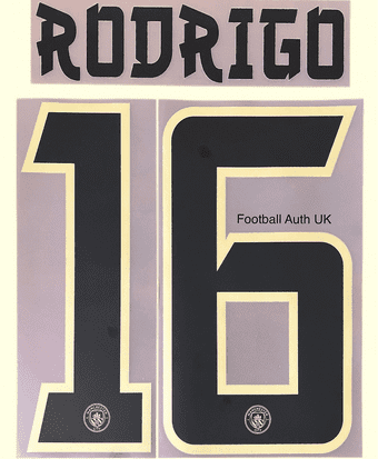 2025-26 Manchester City Year Of The Horse Chinese Shirt RODRIGO 16 ...