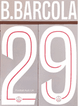 2025-26 PSG Paris**CWC & UCL**Home Shirt B.BARCOLA#29 Official Player Issue Size Name Number Set