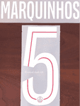 2025-26 PSG Paris**CWC & UCL**Home Shirt MARQUINHOS#5 Official Player Issue Size Name Number Set