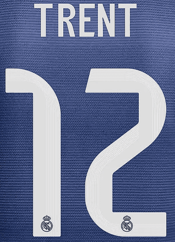 2025-26 Real Madrid CWC & UCL Away Shirt TRENT 12 Official Player