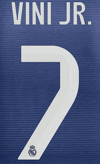 2025-26 Real Madrid**CWC & UCL**Away Shirt VINI JR.#7 Official Player Issue Size Name Number Set