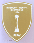 2025-26 Real Madrid Intercontinental Cup Champions 2024 Official Player Issue Football Badge Patch