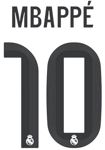 2025-26 Real Madrid UCL Home Shirt MBAPPE#10 Official Player Issue Size Name Number Set