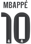 2025-26 Real Madrid UCL Home Shirt MBAPPE#10 Official Player Issue Size Name Number Set