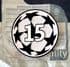 2025-26 Real Madrid**UCL STARBALL BOH 15**Official Player Issue Size Football Badge Patch