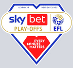 2025/26 Sky Bet**EFL Championship**Play-Offs Official Player Issue Size Football Badge Patch
