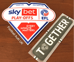 2025/26 Sky Bet**EFL League Two**Play-Offs Official Player Issue Size Football Badge Patch Set